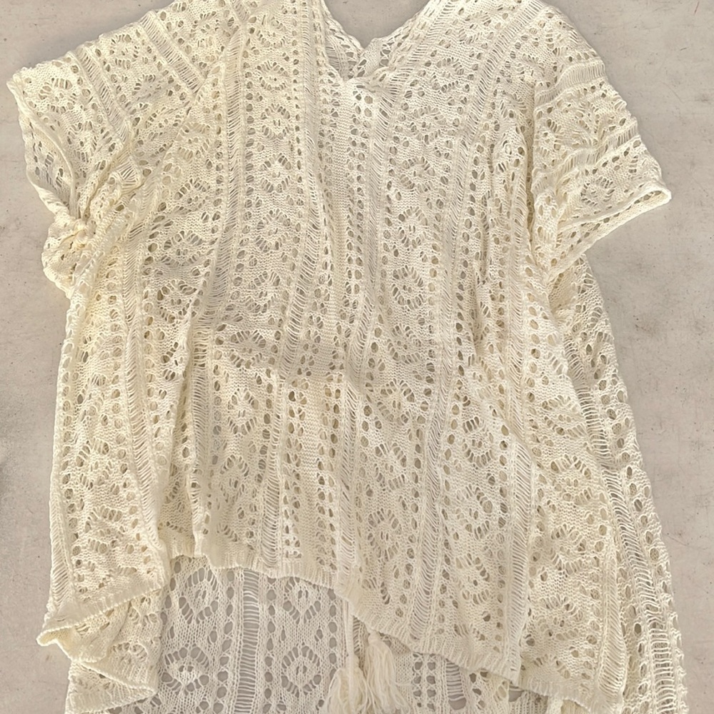White Knit Top